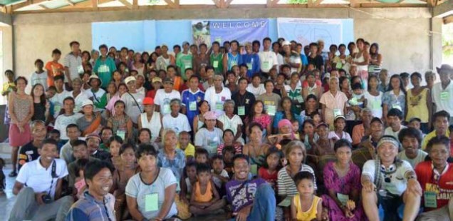 Una Asamblea General después del Tifón Hayan: solidaridad y planificación sensata para los Tagbanua del grupo de Islas Calamian